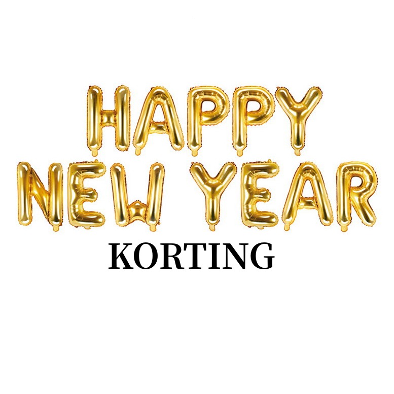 Happy new year korting